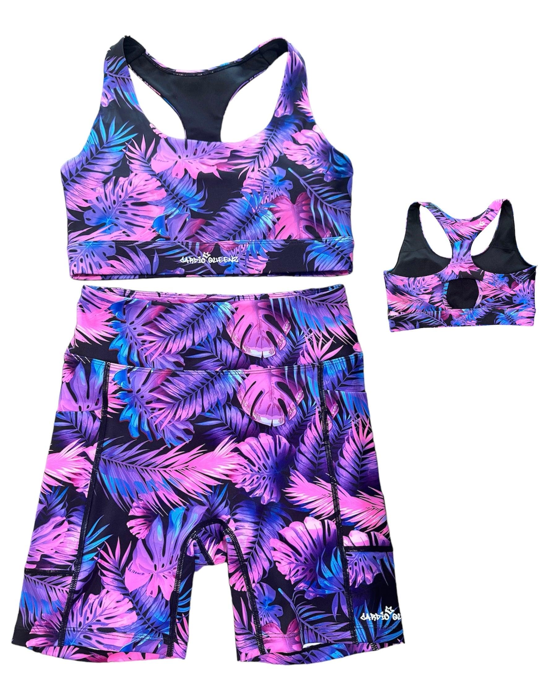 Cardio Queenz Sport Crop - Women Palm - Cardio Kingz